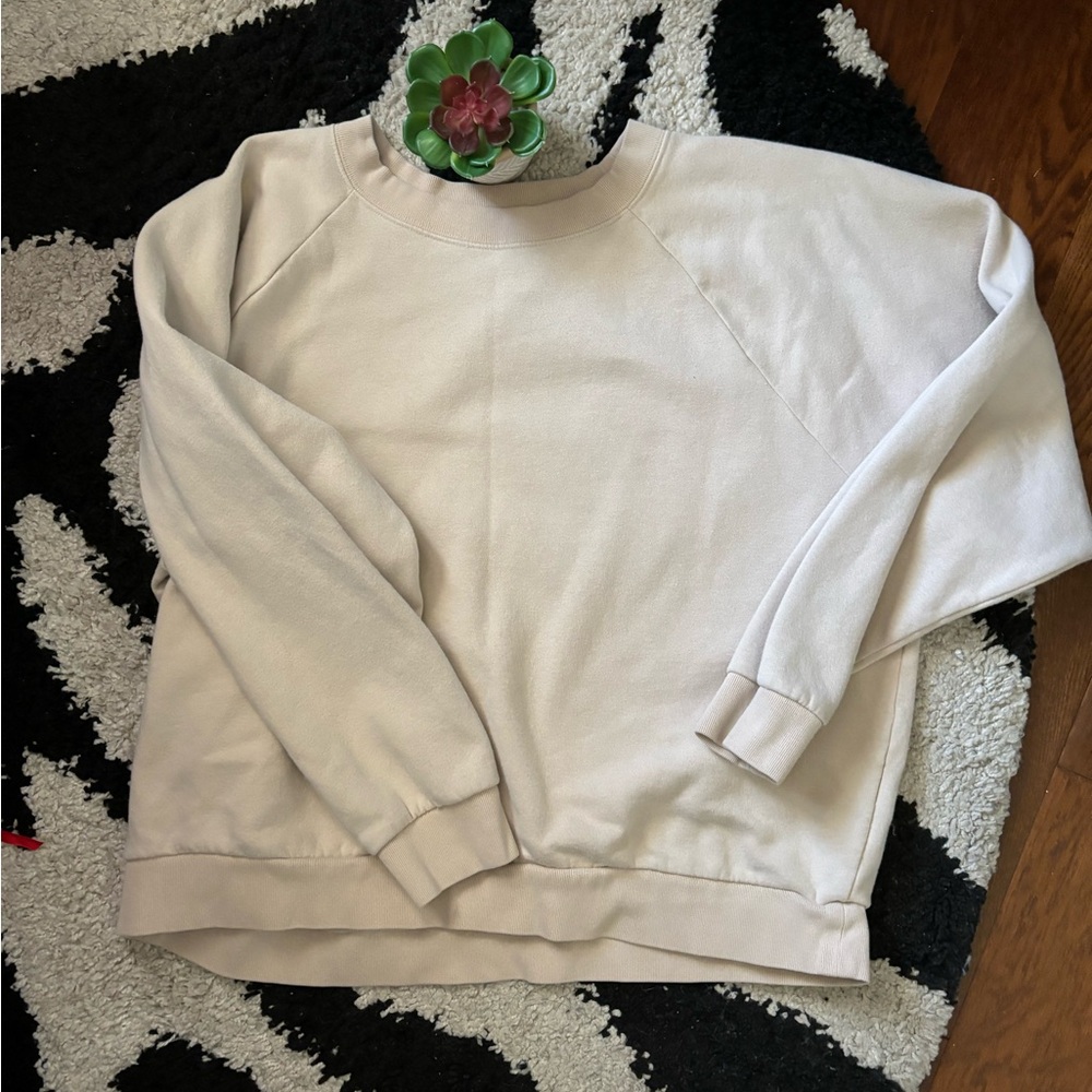 Gap Cream Sweatshirt Large